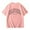 Pink, variant on Girls Short Sleeve Shirts Letter Print Summer Tops Crewneck Tees Girls Plain Blue Shirt Trendy Clothes for Girls 10-12 Years