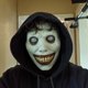 thumbnail image 3 of Máscara de zombi NQ de Halloween tela negra, 3 of 4