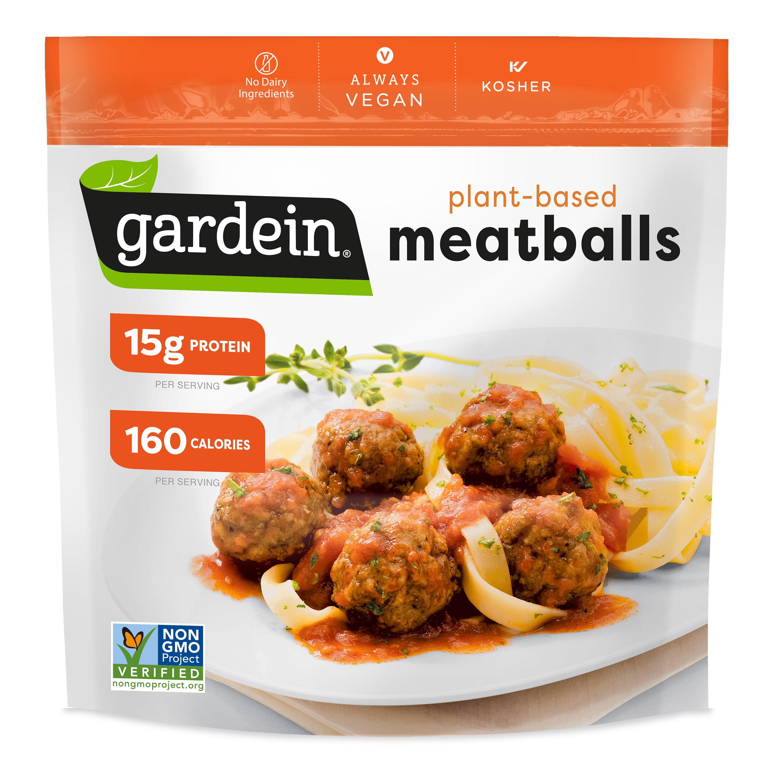 Gardein Plant-Based, Vegan Classic Meatless Meatballs, 12.7 oz (Frozen)