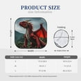 thumbnail image 3 of Gaeub Majestic Red Dragon Print 2-Piece Windshield Sun Shade,Foldable Car Front Window Sunshade,for Most Cars SUV Truck,Heat Blocker Visor Protector-Small, 3 of 6