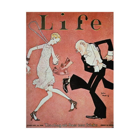 Dancing the Charleston During the 'Roaring Twenties', Cover of Life Magazine, 18th February, 1928 Vintage 1920s Print Wall
