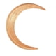 thumbnail image 3 of Horquilla de madera de 3,46 pulgadas para peinar el cabello, moderna y ligera, con forma de luna, de madera, 3 of 9