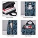 thumbnail image 3 of Easygdp Blue Leaves A para Easygdp Yak - Mochila Casual Ligera y Resistente para Viaje y Senderismo para Hombres y Mujeres, 3 of 7