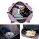 thumbnail image 5 of Bolsa de gimnasio grande con compartimento para zapatos - Bolsa deportiva de 40L para hombres y mujeres, bolsa de viaje resistente al agua con bolsillo húmedo/seco, diseño plegable, 5 of 6
