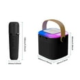 thumbnail image 5 of Y1 Portable Speaker System Stereo Sound Bluetooth-Compatible 5.3 (Black 1 to 1), 5 of 5