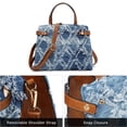 thumbnail image 5 of M Marco Women's Handbag 3pcs Set Fashion Tote Bag with Matching Satchel Bag and Wristlet, 5 of 6
