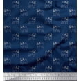 thumbnail image 1 of Soimoi Rayon Fabric Pug Dog Print Fabric by Yard 42 Inch Wide, 1 of 3