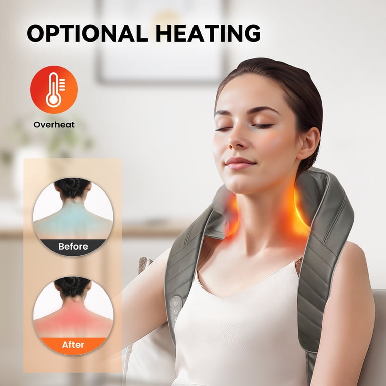 Snailax Cordless Shiatsu Neck Massager with Heat photo 5