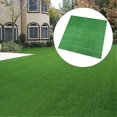 thumbnail image 5 of 1x1m Thick Simulation Lawn 15mm Artificial Synthetic Green Grass Turf Landscape Emeraldstyle170, 5 of 5