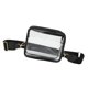 thumbnail image 4 of Bolso de hombro transparente cremallera de PVC impermeable billetera de compras de fitness aprobada en el estadio negro, 4 of 10