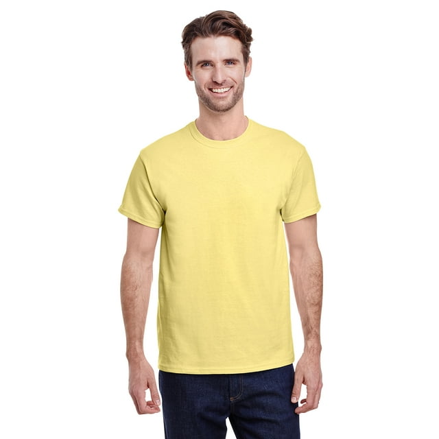Gildan Heavy Cotton Adult Tee, G500 ,Cornsilk, 3X