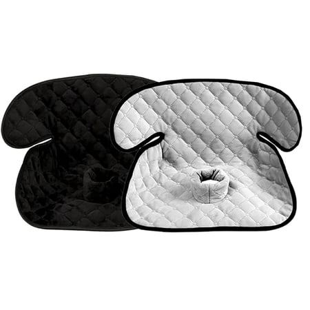 LADYGYM 2 Pack Waterproof Piddle Pads Carseat Potty Training baby Car Seat Protector Waterproof Car Seat Liner Cover to Prevent Pee(Grey-1 Pack+Black-1 Pack)