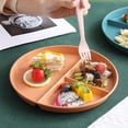 thumbnail image 5 of 2Pcs/5Pcs Portion Control Plate for Weight Loss, 9 Inch Round Divided Plates for Adults, 3 Compartment Plates Suitable for Adult, 5 of 5