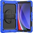 thumbnail image 1 of Funda para Samsung Galaxy Tab A9 Plus 11'' 2023 (SM-X210/X216/X218), Funda Protectora Resistente a Golpes con Protector de Pantalla, Soporte Giratorio de 360°, Correa para Mano/Hombro y Soporte para, 1 of 9