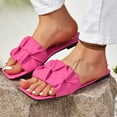thumbnail image 4 of Quaouag Women Slide Sandals Open Toe Slip on Flat Sandals for Women, 4 of 6