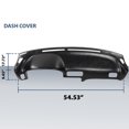 thumbnail image 3 of Dash Dashboard Cover Black Fit For Nissan 240SX 10-890-BLK 1989-1994, 3 of 10