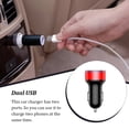 thumbnail image 3 of Inteprter de pantalla de dígitos para teléfono móvil de coche, medidor de voltaje, adaptador de carga USB portátil para accesorios de enchufe Teléfono y Comunicación negro rojo, 3 of 6