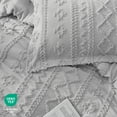 thumbnail image 4 of U by Bedsure Tufted Boho Comforter Set, 3 Pieces Farmhouse Shabby Chic Embroidery Bed Set, Soft Jacquard Comforter for All Seasons,King,Oyster Mushroom, 4 of 6