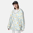thumbnail image 3 of Fotbe Daisies Flowers Chaqueta con Protección Solar UPF 50+ para Hombre y Mujer, Camisa con Capucha y Bolsillos-Medium, 3 of 7