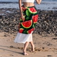 thumbnail image 6 of Watermelon Stylish Summer Chiffon Beach Dress with Polyester Straps - Women's Summer Dresses, 6 of 6