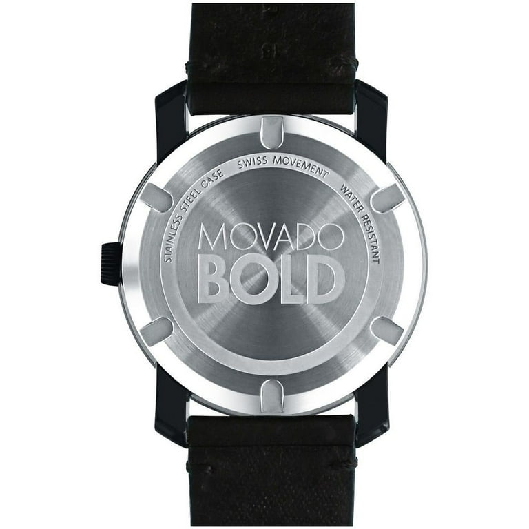 Free Shipping Movado Bold Leather Mens Watch 3600297 Walmart