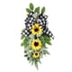 thumbnail image 2 of Spring Wreath Door Hanging Simulation Flowers Hanging In Front Of Home Living Room Decoration, 2 of 7