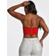 thumbnail image 3 of Sujetador Dvpol 46C Longline Rojo para mujeres de talla grande, 3 of 7