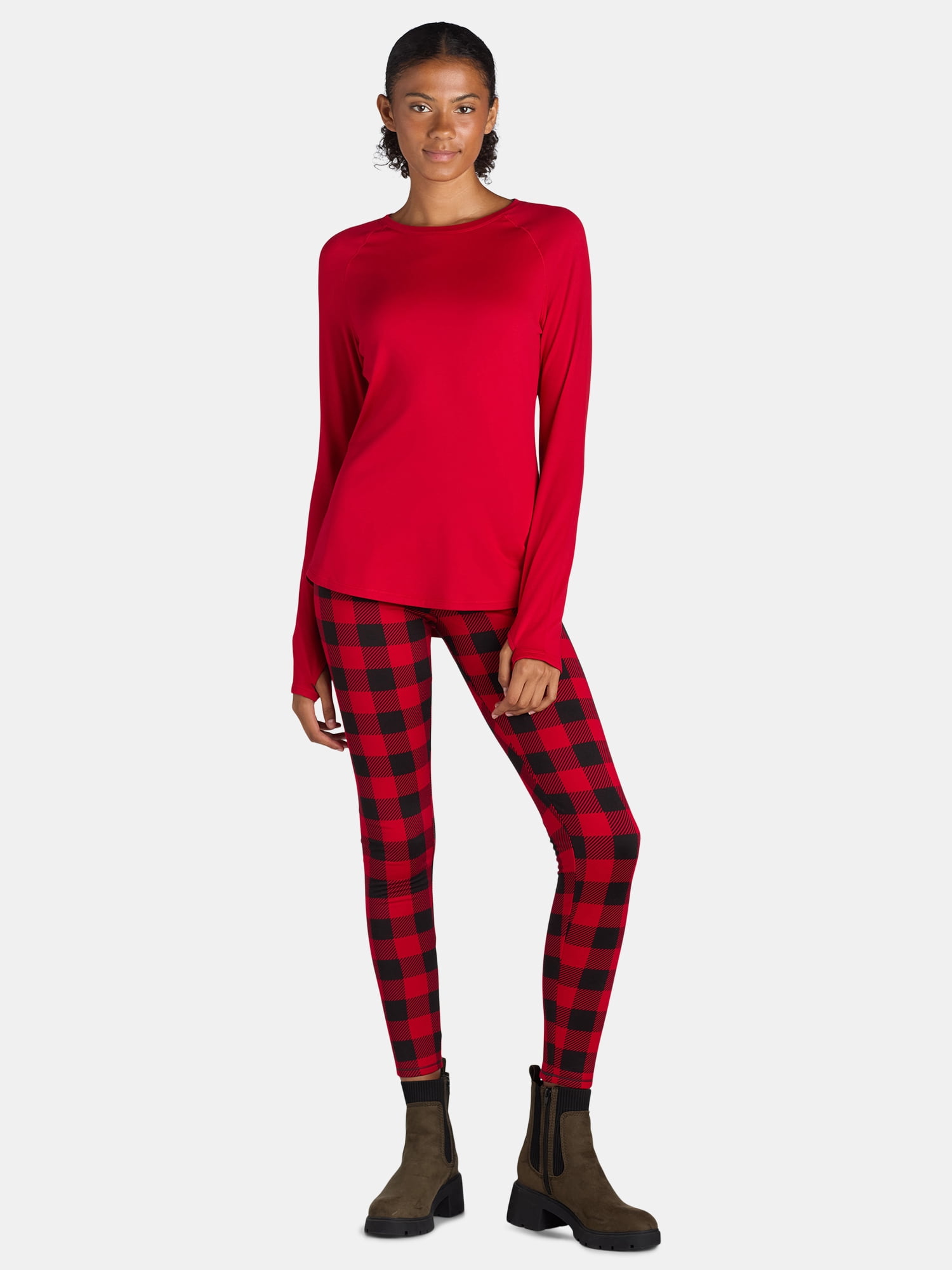 ClimateRight by Cuddl Duds Base Layer 2-piece Base layer Top and Legging Set (Women's and Women's Plus)