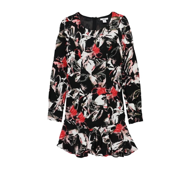 Mini Vestido Floral de Fiesta Bar III Negro 2