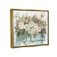 thumbnail image 3 of Country Floral Planter Arrangement Botanical & Floral Graphic Art Metallic Gold Framed Art Print Wall Art, 3 of 6