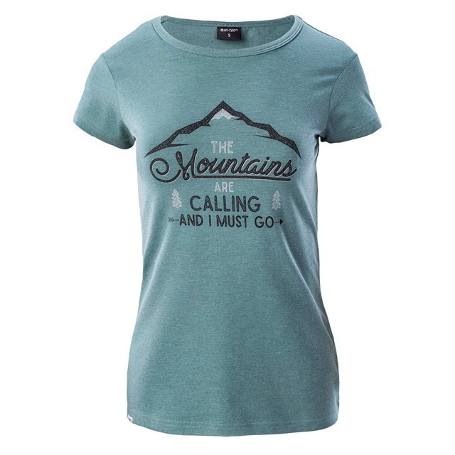 Hi-Tec - Camiseta Nulis para Mujer (Pino Plateado Mezcla)