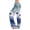 Blue(Floral Print), variant on Iaqnaocc Pajama Pants for Women Soft Retro Butterfly Print Pj Pants Lounge Elastic Waist Pajamas Pants Lightweight 2026 Fashion PJ Bottoms Purple 2XL