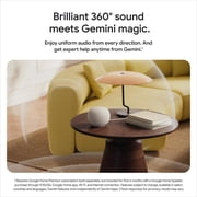 Google Home Speaker - Smart Speaker with 360 - Degree Sound and Gemini For Home Voice Assistant - Hazel