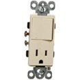 thumbnail image 1 of Morris Products 81990 Commercial Grade Decorator Single Pole Switch - Receptacle Rocker Switch Ivory, 1 of 2