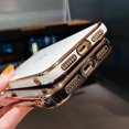 thumbnail image 6 of for iPhone 8 Case iPhone 7 Case iPhone SE Case 2020/2022 Women Girls, Cute Heart Electroplated Design, Full Camera Lens Protective Soft TPU Phone Case for iPhone SE 2020/2022, Black, 6 of 6