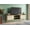 Wood Legs-Coastal Oak, variant on Boho 72" Tv Stand for up to 80" Tv's Wood Legs and Rattan 2 Door-Nero Black