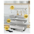 thumbnail image 5 of Electric Chafing Dish, Electric Chafing Dish Buffet Set, Electric Buffet Servers and Warmers with Roll Top Temperature Control for Catering and Parties, 5 of 7