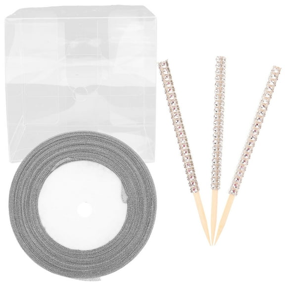 GAXIRE 20-Pack Transparent Plastic Stick Boxes for Party Favors, Clear Favor Boxes for Guests, 15 x 0.8 x 0.8 inches