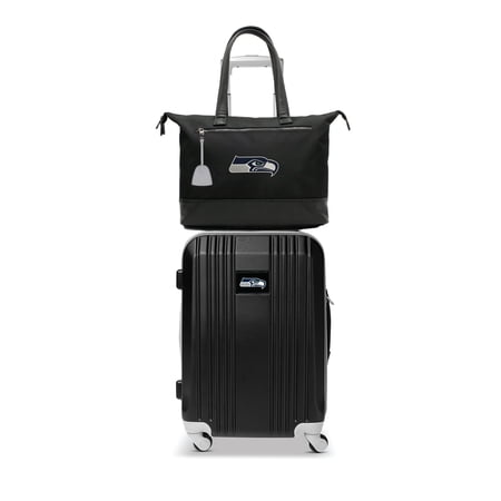 MOJO Seattle Seahawks Premium Laptop Tote Bag and Luggage Set