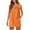 Orange, variant on YanHoo 2 Piece Dress Outfits for Women 2025 Summer Vacation Sleeveless V Neck Sexy Mini Dress with Shorts for Holiday Beach Party 2 Piece Dressy Sets for Women