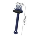 thumbnail image 2 of Multifunctional Comb Cleaning Tool - Hair Removal Brush Claw Cleaner for Combs Brushes, Easy-to-Use Hair Pick Cleaner for Personal Care Grooming Supplies, 2 of 3