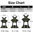 thumbnail image 4 of Gamexcel 2 Pair of XL Ice Cleats Non-Slip 10 Studs Ice Grips Traction Cleats Grippers Spikes Crampons for Hiking Shoes and Boots, 4 of 6