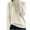 Khaki, variant on Women's Fashion Casual Pullover Knitted Sweater with Buttons, Solid Color Long Sleeves Top, Versatile and Comfortable Sweater for Daily Use, Easy Button Down Design for Women,Black,L