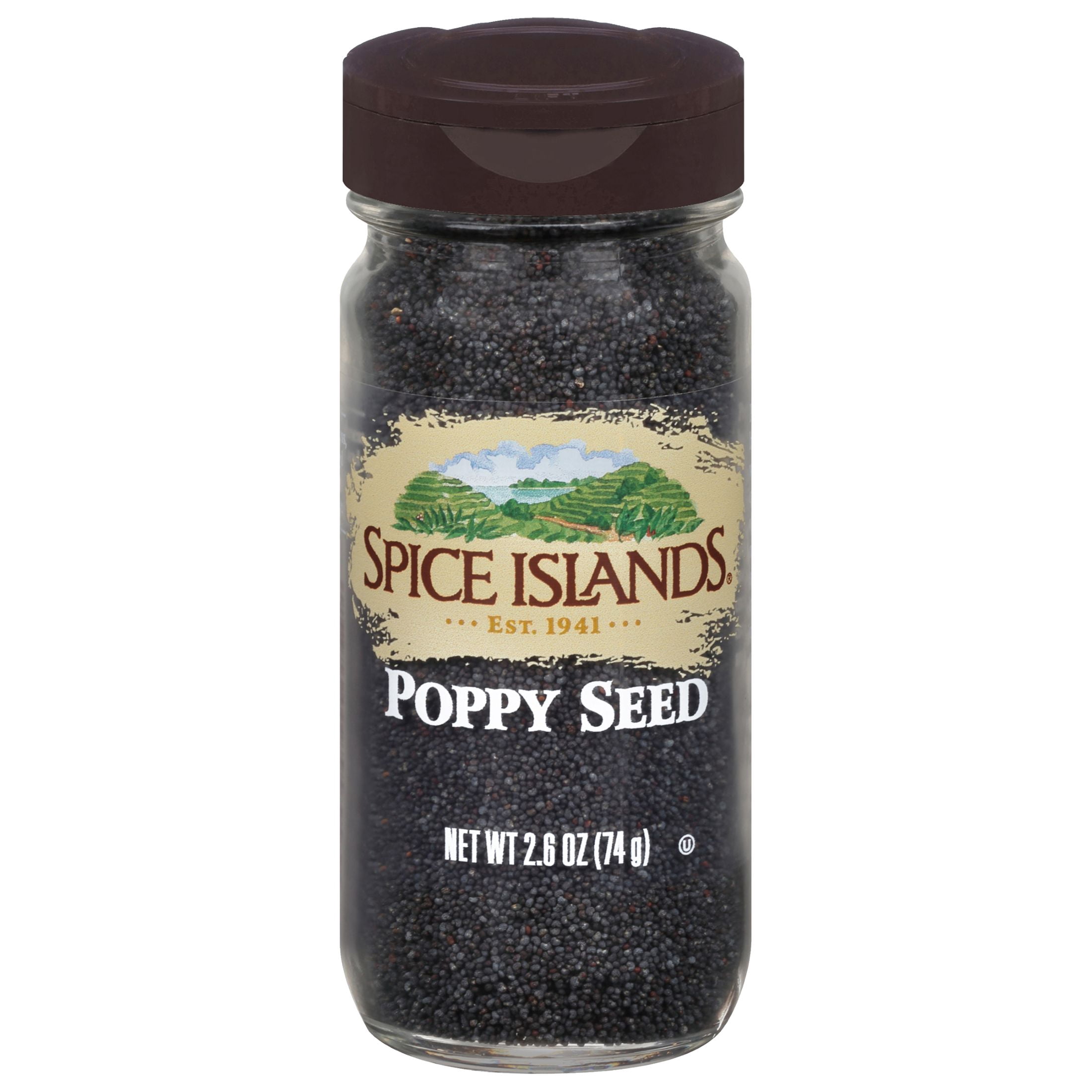 (3 pack) Spice Islands Poppy Seed, Kosher, 2.6 oz
