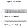thumbnail image 4 of Pedajes para ruedas CKAuto en barra adhesiva, 63 oz/1,8 kg, gris (126 unidades), 4 of 4