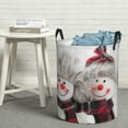 thumbnail image 5 of Cauagu Christmas Snowman With Hat for Laundry Basket,Collapsible Organizer Basket for Storage Bin Toy Bins Gift Baskets Bedroom Clothes Children Nursery Hamper -Medium, 5 of 7