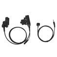thumbnail image 3 of Throat Mic Headset Noise Canceling Push to Talk Throat Vibration Mic Headphone Adapter Replacement For Motorola HT1000, 3 of 5