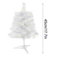 thumbnail image 4 of Christmas Trees,Artificial Holiday Christmas Tree For Home Office And Xmas Party Decoration, Prelit Artificial Pine Tree With Metal Stand And Lush Branch Tips For Indoor Holiday Decoration Display, 4 of 5