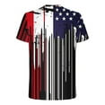 thumbnail image 5 of FAFWYP Mens Big & Tall 3D American Flag Print T-Shirt Independence Day Shirt for Men 4th of July Tops Patriotic Summer Short Sleeve Tees, 5 of 5