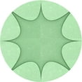 thumbnail image 1 of Ahgly Company Indoor Round Patterned Mint Green Area Rugs, 6' Round, 1 of 6